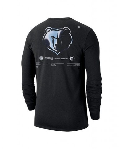 Men's Black Memphis Grizzlies Essential Air Traffic Control Long Sleeve T-shirt $27.55 T-Shirts