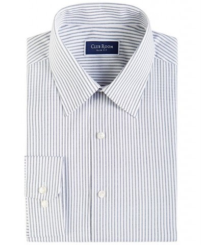 Men's Slim Fit Striped Dress Shirt Lt Blue $11.20 Dress Shirts