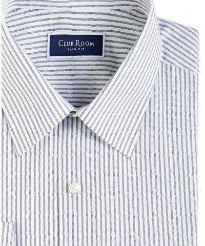 Men's Slim Fit Striped Dress Shirt Lt Blue $11.20 Dress Shirts