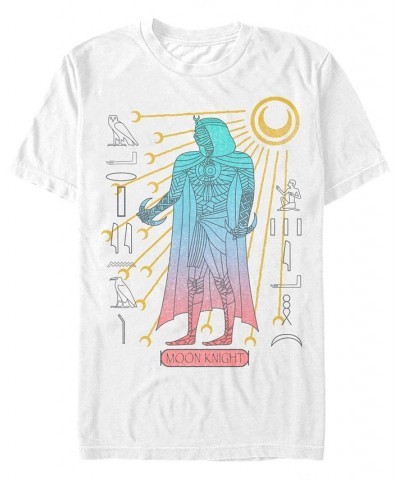 Men's Moon Knight Mummy Short Sleeve T-shirt White $17.15 T-Shirts