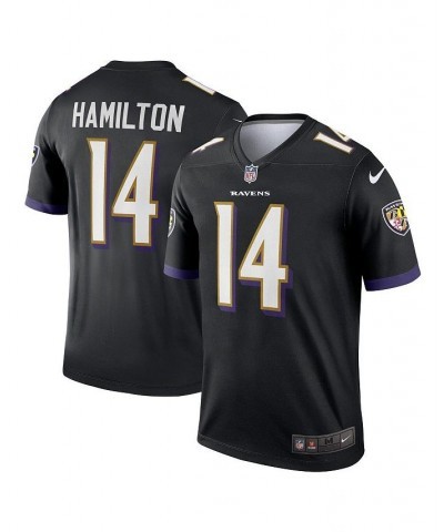 Men's Kyle Hamilton Black Baltimore Ravens Legend Jersey $34.10 Jersey