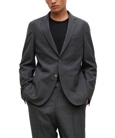 BOSS Men's Slim-Fit 2-Piece Suit Gray $146.10 Suits