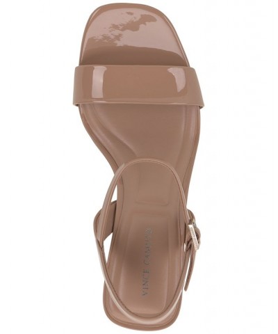 Herrican Ankle-Strap Slingback Two-Piece City Sandals Pink $43.20 Shoes