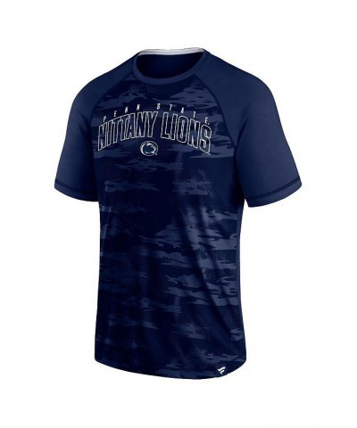 Men's Branded Navy Penn State Nittany Lions Arch Outline Raglan T-shirt $18.90 T-Shirts