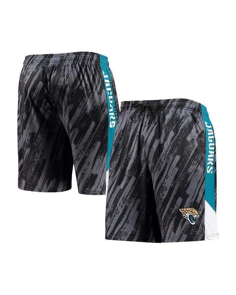 Men's Black Jacksonville Jaguars Static Mesh Shorts $20.24 Shorts