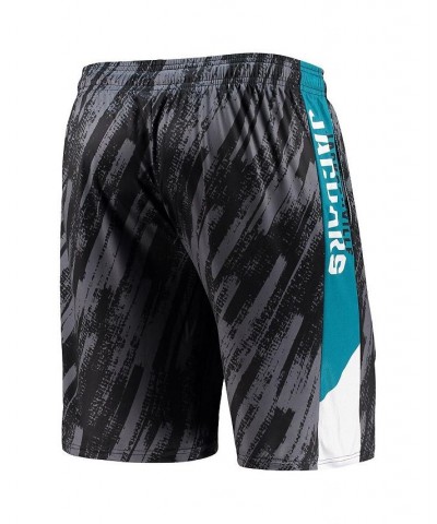 Men's Black Jacksonville Jaguars Static Mesh Shorts $20.24 Shorts