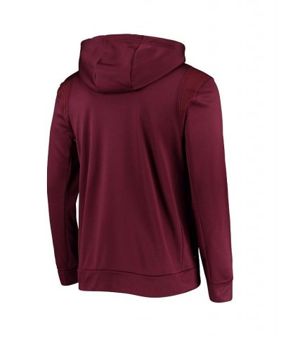 Men's Maroon Virginia Tech Hokies 2021 Team Sideline Performance Pullover Hoodie $36.39 Sweatshirt