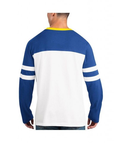 Men's Royal, White Los Angeles Rams Halftime Long Sleeve T-shirt $43.99 T-Shirts