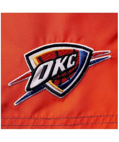 Men's Blue and Orange Oklahoma City Thunder Breeze Color Block Swim Trunks $25.36 Swimsuits