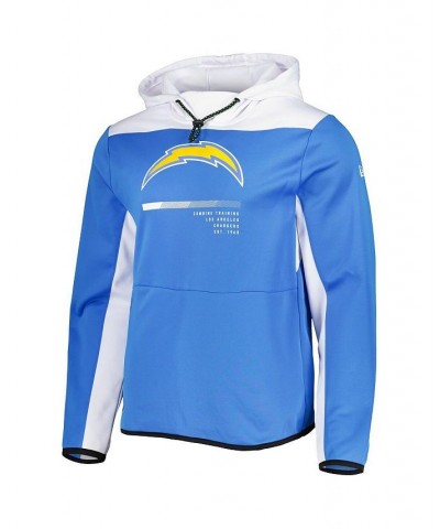 Men's Powder Blue Los Angeles Chargers Combine Authentic Hard Hitter Pullover Hoodie $27.45 Sweatshirt