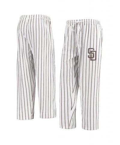 Men's White San Diego Padres Vigor Pinstripe Pants $30.79 Pajama