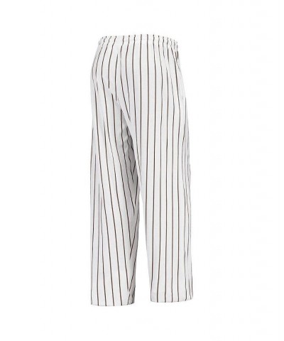 Men's White San Diego Padres Vigor Pinstripe Pants $30.79 Pajama