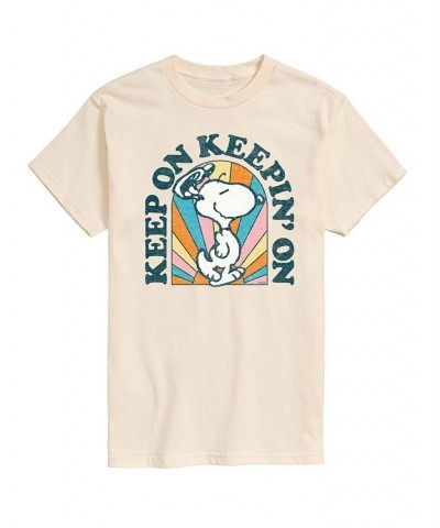 Men's Peanuts T-shirt Yellow $16.80 T-Shirts