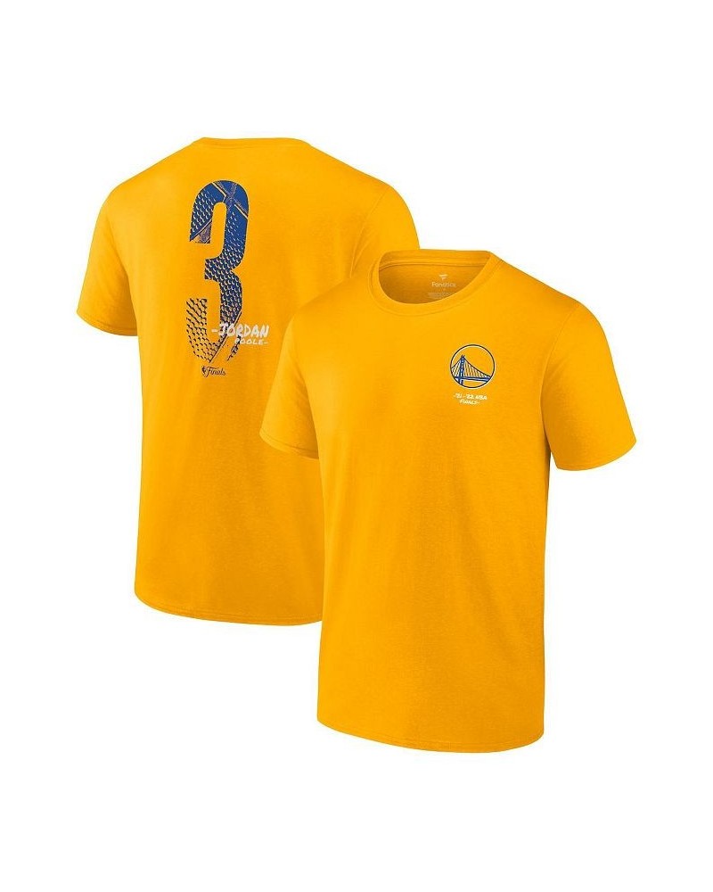 Men's Branded Jordan Poole Gold Golden State Warriors 2022 NBA Finals Champions Name and Number T-shirt $18.92 T-Shirts