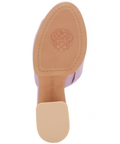 Women's Feshania Slip-On Platform Sandals Purple $34.16 Shoes