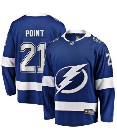 Men's Brayden Point Blue Tampa Bay Lightning Home Premier Breakaway Player Jersey $50.76 Jersey