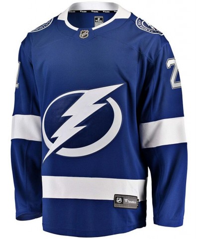 Men's Brayden Point Blue Tampa Bay Lightning Home Premier Breakaway Player Jersey $50.76 Jersey