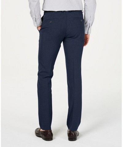 Men's Gabardine Skinny/Extra-Slim Fit Performance Stretch Flat-Front Dress Pants PD03 $19.68 Pants