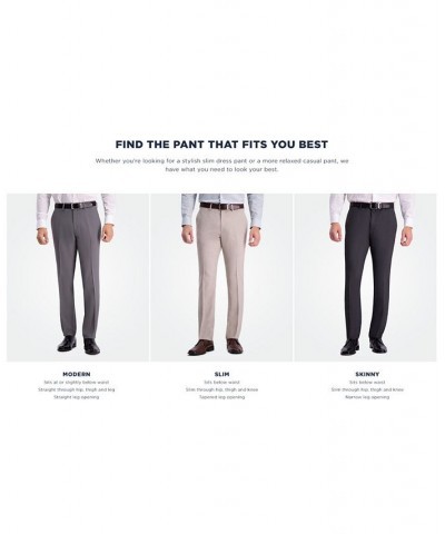 Men's Gabardine Skinny/Extra-Slim Fit Performance Stretch Flat-Front Dress Pants PD03 $19.68 Pants