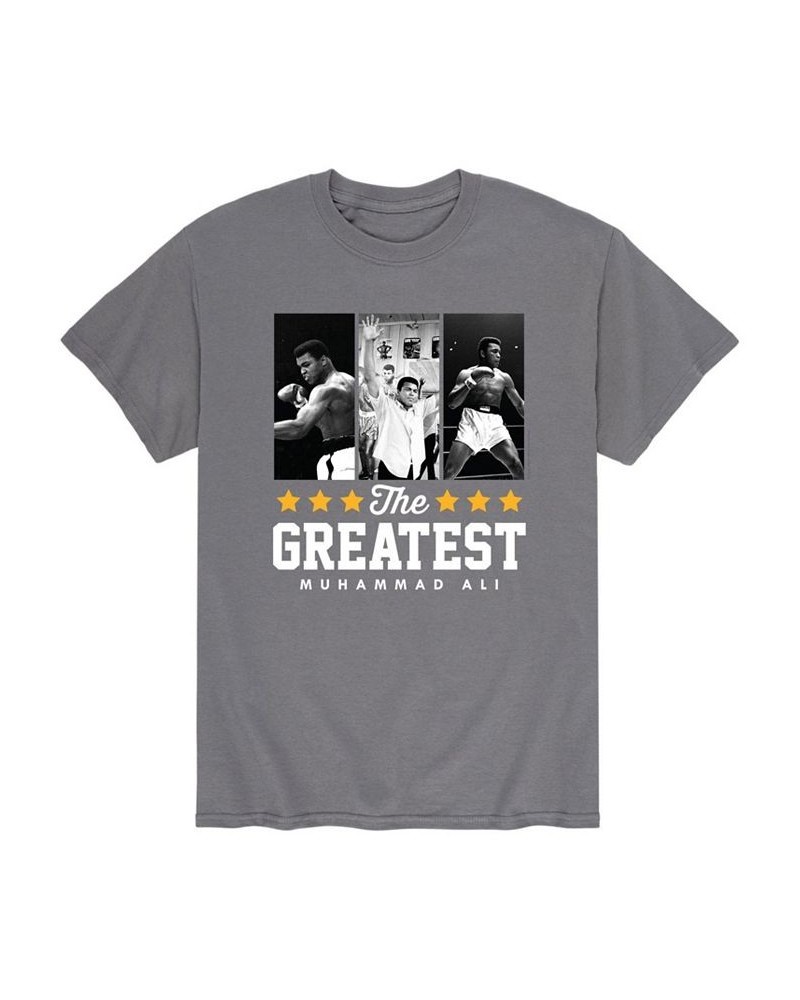 Men's Muhammad Ali The Greatest T-shirt Gray $16.45 T-Shirts