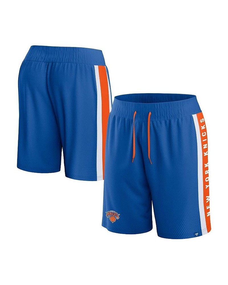 Men's Branded Blue New York Knicks Referee Iconic Mesh Shorts $24.00 Shorts