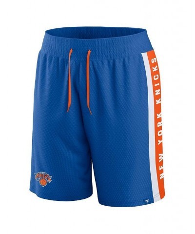 Men's Branded Blue New York Knicks Referee Iconic Mesh Shorts $24.00 Shorts