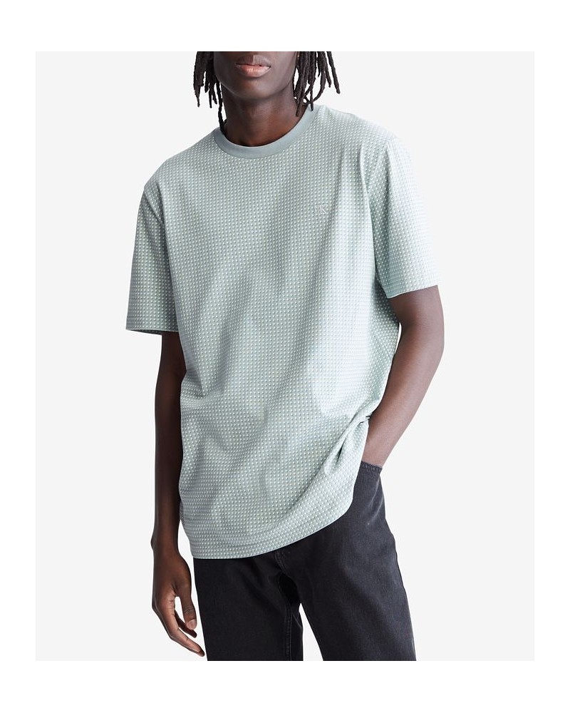 Men's Classic Fit Double Dot Crewneck Short-Sleeve T-Shirt Green $15.50 T-Shirts