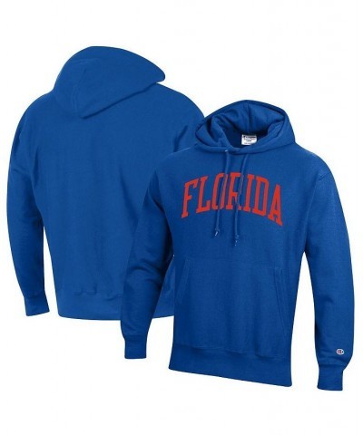 Men's Royal Florida Gators Team Arch Reverse Weave Pullover Hoodie $49.39 Sweatshirt