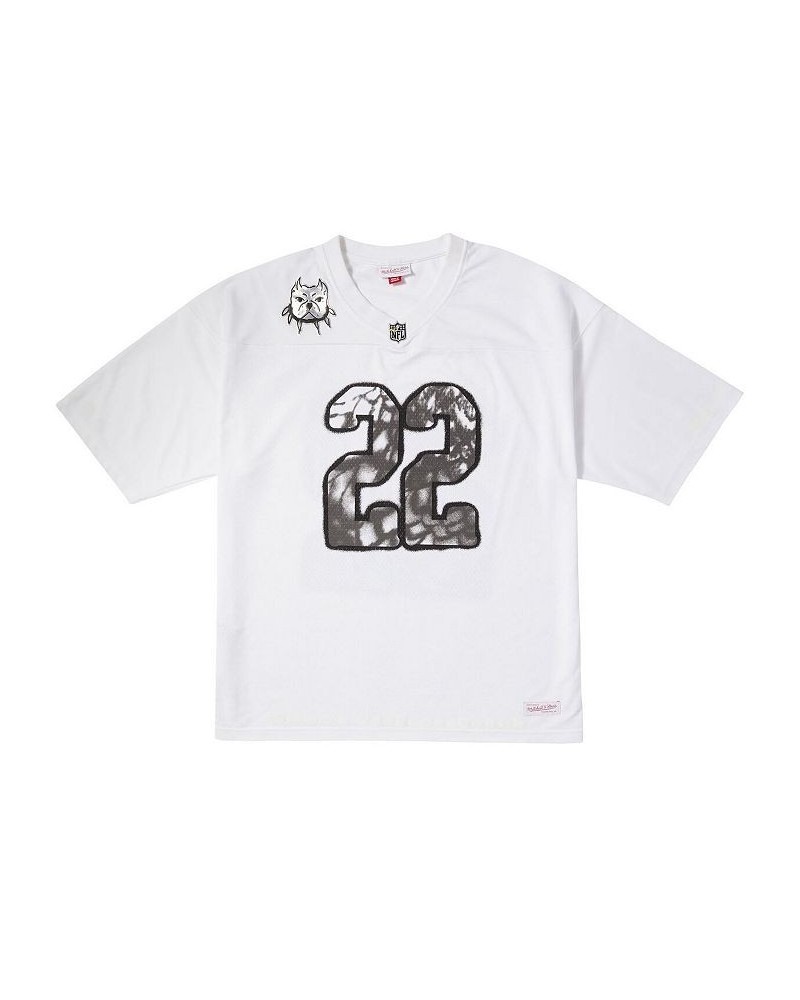 Men's White NFL Por La Cultura x CHITO Limited Edition Jersey $91.20 Jersey