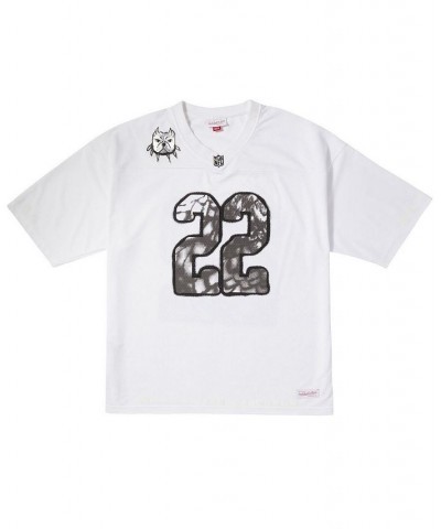 Men's White NFL Por La Cultura x CHITO Limited Edition Jersey $91.20 Jersey