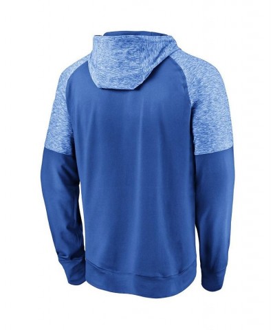 Men's Branded Blue New York Knicks Made To Move Space Dye Raglan Pullover Hoodie $34.09 Sweatshirt