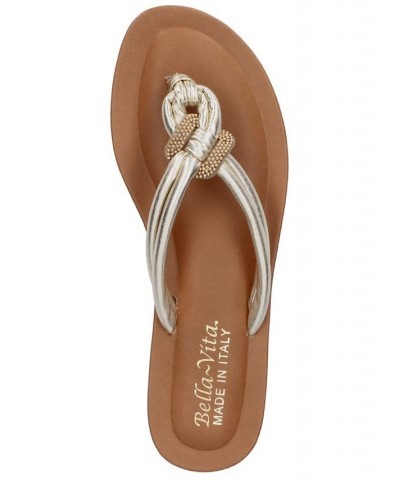 Women's Zev-Italy Thong Sandals Champagne $33.00 Shoes