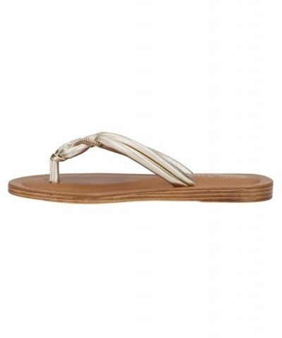 Women's Zev-Italy Thong Sandals Champagne $33.00 Shoes