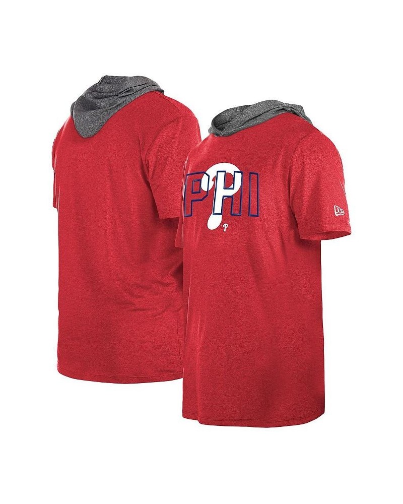 Men's Red Philadelphia Phillies Team Hoodie T-shirt $28.04 T-Shirts