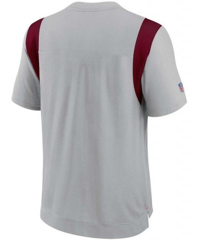 Men's Gray Washington Football Team Sideline Player UV Performance T-shirt $31.50 T-Shirts