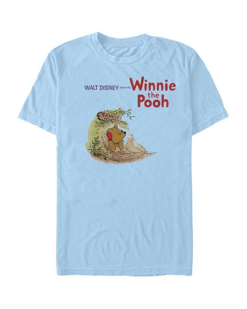 Men's Winnie Vintage Short Sleeve T-Shirt Blue $19.24 T-Shirts