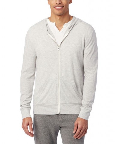 Men's Basic Zip Hoodie Heather Gray $30.72 Sweatshirt