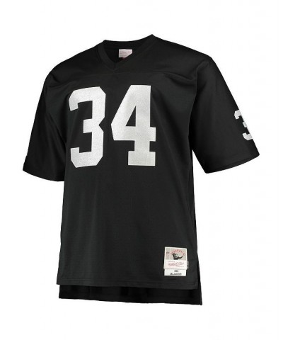 Men's Bo Jackson Black Las Vegas Raiders Big and Tall 1988 Retired Player Replica Jersey $44.20 Jersey