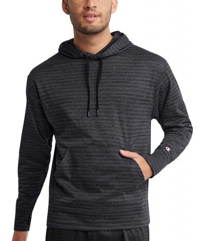 Men's AOP Game Day Long-Sleeve Stretch Hoodie Gray $26.68 Sweatshirt