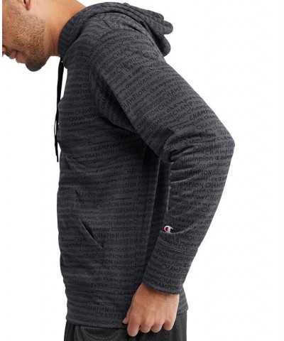 Men's AOP Game Day Long-Sleeve Stretch Hoodie Gray $26.68 Sweatshirt