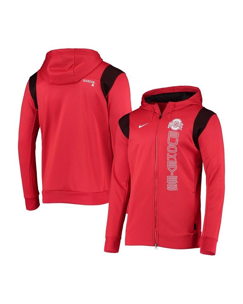 Men's Ohio State Buckeyes 2021 Sideline Performance Full-Zip Hoodie $32.34 Sweatshirt