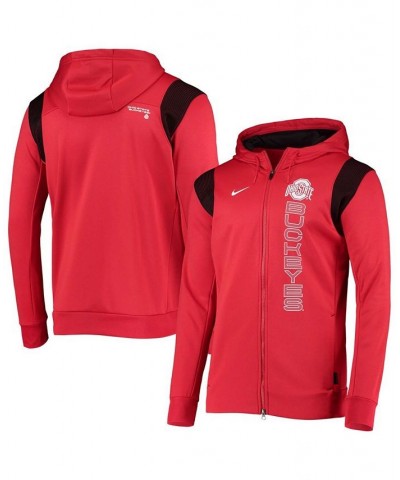 Men's Ohio State Buckeyes 2021 Sideline Performance Full-Zip Hoodie $32.34 Sweatshirt