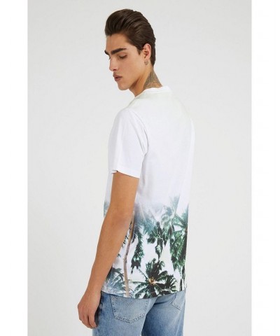 Men's Eco Crewneck Palms T-shirt Multi $27.54 T-Shirts