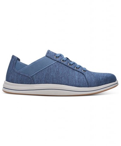 Women's Cloudsteppers Breeze Sky Lace-Up Sneakers Blue $36.90 Shoes