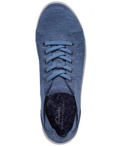 Women's Cloudsteppers Breeze Sky Lace-Up Sneakers Blue $36.90 Shoes