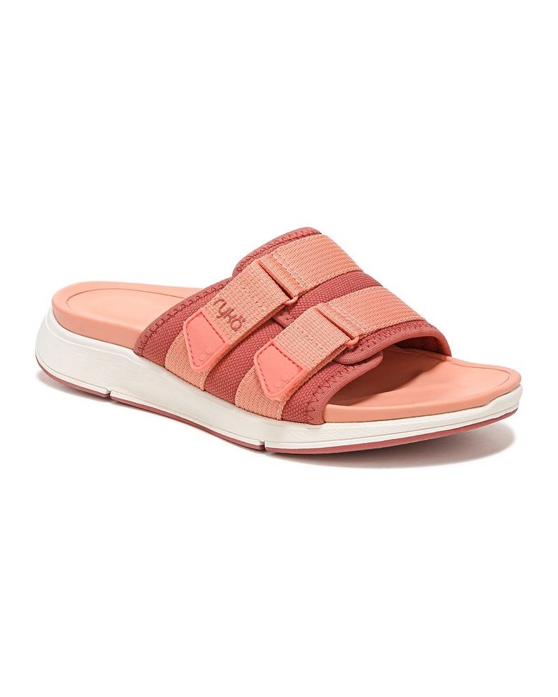 Women's Tribute Slide Sandals Red $43.20 Shoes