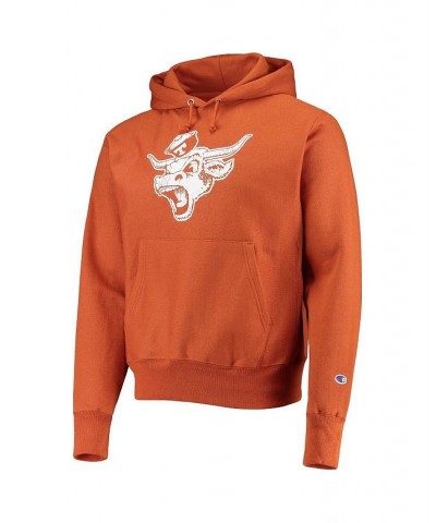 Men's Texas Orange Texas Longhorns Vault Logo Reverse Weave Pullover Hoodie $38.95 Sweatshirt