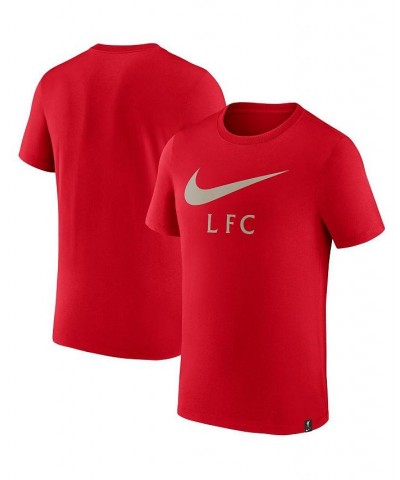 Men's Red Liverpool Club Swoosh T-shirt $21.19 T-Shirts