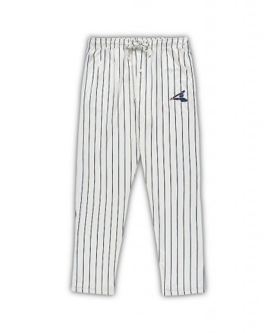 Men's White, Navy Chicago White Sox Big and Tall Pinstripe Sleep Set $37.79 Pajama