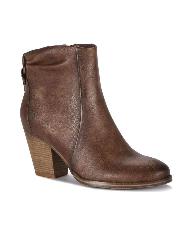 Charee Women's Bootie Brown $52.32 Shoes